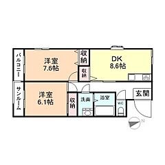 物件の間取り