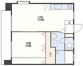 スカイマンション  ｜ 長崎県諫早市長野町（賃貸マンション1LDK・5階・42.48㎡） その2