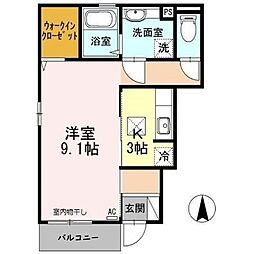 リッチアイリス 1階/-