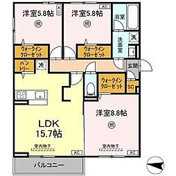 ロイヤルタウン富の原I 3階