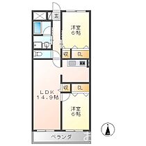 Soleil IWATA  ｜ 岐阜県各務原市大野町２丁目（賃貸マンション2LDK・1階・61.60㎡） その2