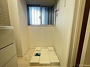 洗濯機は室内に置けます。