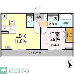 間取図画像 1LDK