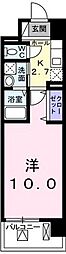 ブローテ湘南 1Kの間取図画像