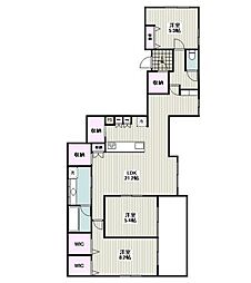 仮)湘南台1丁目メゾン 3LDKの間取図画像
