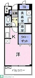 ドミトリーハウス湘南 1Kの間取図画像