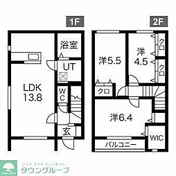 Merveill II 3LDKの間取図画像
