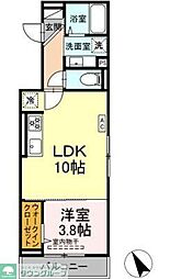 DPaina鶴ヶ峰 1LDKの間取図画像
