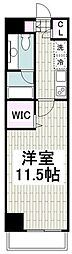 ヴァンクール湘南 1Kの間取図画像