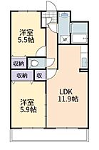 新築エレガンス・M 306 ｜ 広島県東広島市高屋町稲木261番地1号（賃貸マンション2LDK・3階・53.46㎡） その2