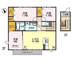 間取図画像 3LDK