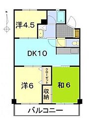 ピュアマンション 3DKの間取図画像