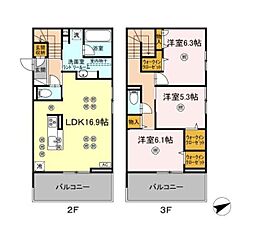 The Soveria 3LDKの間取図画像
