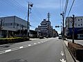 前面の車道です...