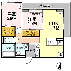 物件の間取り