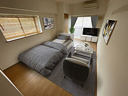 広島電鉄宮島線 修大協創中高前駅 徒歩16分の賃貸マンション 2階1Kのリビング/ダイニング