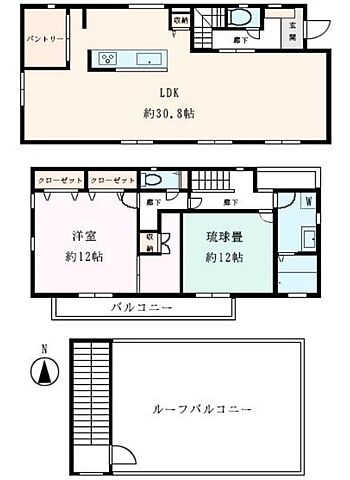 間取り 中野区若宮2丁目
