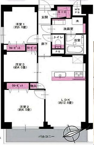 間取り 目白ガーデニア 2階/-