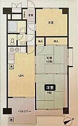 トキワパレス 3LDKの間取図画像