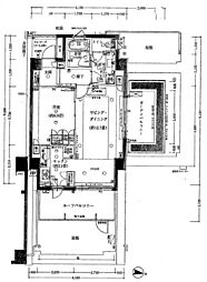 ブリリア外苑出羽坂 1LDKの間取図画像