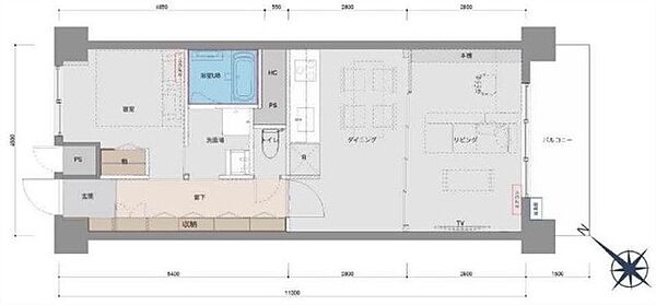 間取りを拡大表示