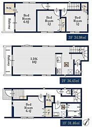 和光市白子2丁目 新築戸建 全1棟