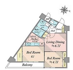 物件画像 エバーグリーンパレス新宿