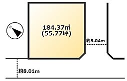 物件画像 市川市中国分5丁目　古屋つき土地