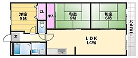 ときわハイム 102 ｜ 大阪府堺市北区常磐町3丁11-6（賃貸マンション3LDK・1階・69.00㎡） その2