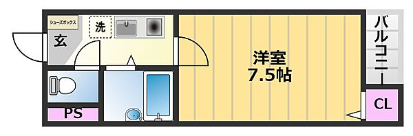 リバティ堺5号館 106｜大阪府堺市堺区住吉橋町1丁(賃貸マンション1K・1階・21.60㎡)の写真 その2