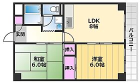 チボリビル 3C ｜ 大阪府堺市堺区向陵中町4丁4-32（賃貸マンション2LDK・3階・50.00㎡） その2