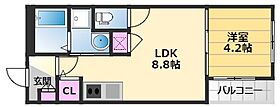 F　asecia　urania 301 ｜ 大阪府堺市西区浜寺石津町中1丁8-41(未定)（賃貸アパート1LDK・3階・30.84㎡） その2