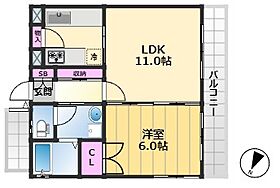 SHRIKE21（シュライク21） 0403 ｜ 大阪府堺市北区百舌鳥赤畑町3丁157（賃貸マンション1LDK・4階・42.00㎡） その2