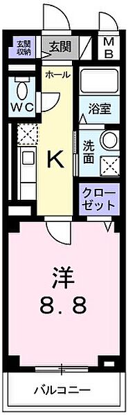 カザ・カンフォーラ 302｜大阪府堺市北区中百舌鳥町5丁(賃貸マンション1K・3階・31.73㎡)の写真 その2