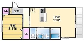 ロイヤルコート南陵町 201 ｜ 大阪府堺市堺区南陵町1丁2-4（賃貸アパート1LDK・2階・40.00㎡） その2