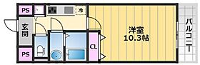 アスティオン三国ヶ丘 605 ｜ 大阪府堺市北区百舌鳥梅北町2丁55-1（賃貸マンション1K・6階・29.92㎡） その2