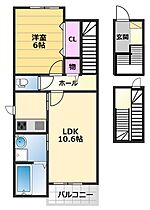 モンテローザ 305 ｜ 大阪府堺市堺区大仙西町2丁70-5（賃貸アパート1LDK・3階・52.79㎡） その2