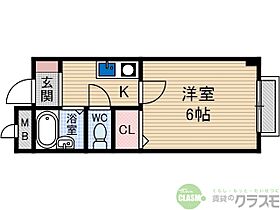 大阪府茨木市東太田2丁目（賃貸アパート1K・2階・20.07㎡） その2