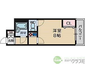 大阪府茨木市蔵垣内2丁目（賃貸マンション1K・1階・22.40㎡） その2