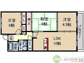 大阪府茨木市郡5丁目（賃貸マンション3LDK・3階・65.37㎡） その2