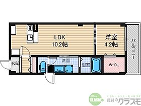 大阪府茨木市西河原2丁目（賃貸マンション1LDK・1階・36.49㎡） その2