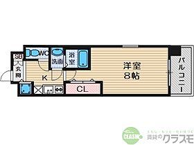 大阪府茨木市西河原2丁目（賃貸マンション1K・4階・25.69㎡） その2