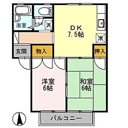 間取図画像 2DK