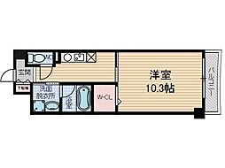 ニューサンライズ南春日丘 1Kの間取図画像