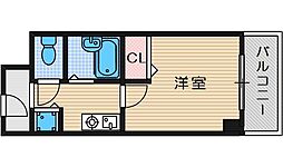 フォレスタ19 1Kの間取図画像