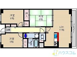 サワン東太田 3LDKの間取図画像