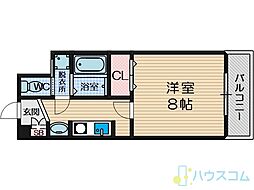 フルハウス 1Kの間取図画像