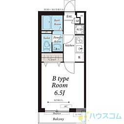 リブリ・千里丘 1Kの間取図画像
