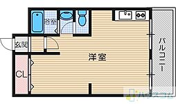 第3マンション南茨木 ワンルームの間取図画像