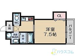 MOREMAISON 1Kの間取図画像
